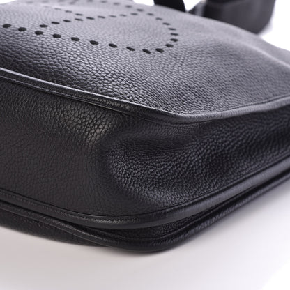 Hermes Taurillon Clemence Evelyne III GM Black 9 of 10