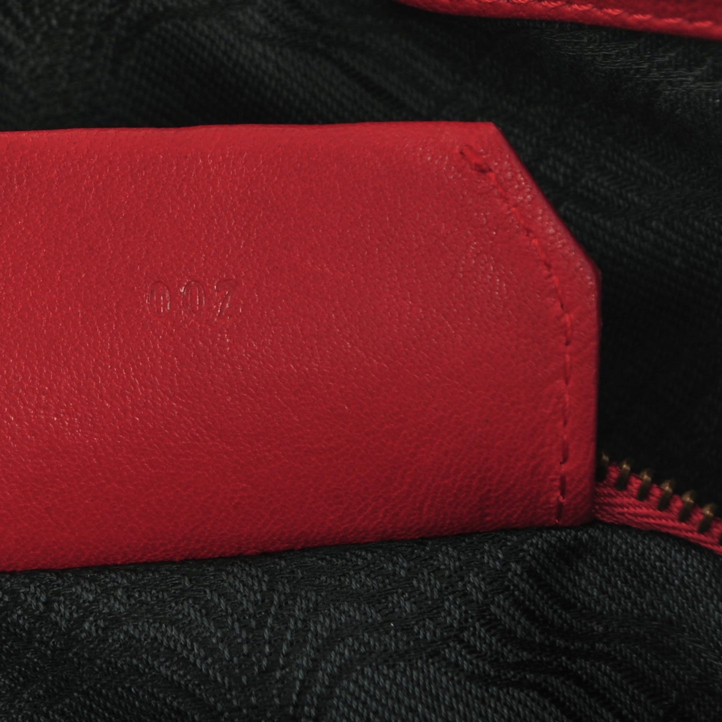 Lambskin PS1 Tote Bright Red