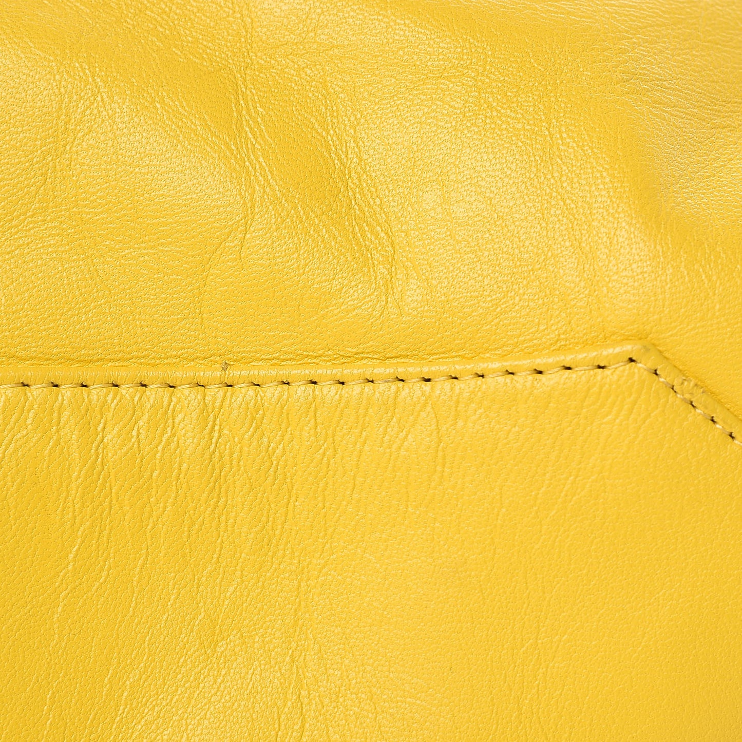 Lambskin Vertical Bi-Cabas White Sun Yellow