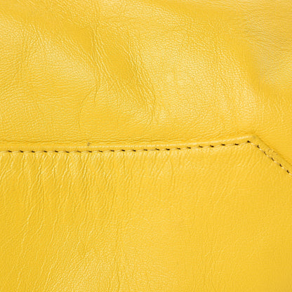 Celine Lambskin Vertical Bi-Cabas White Sun Yellow 14 of 14
