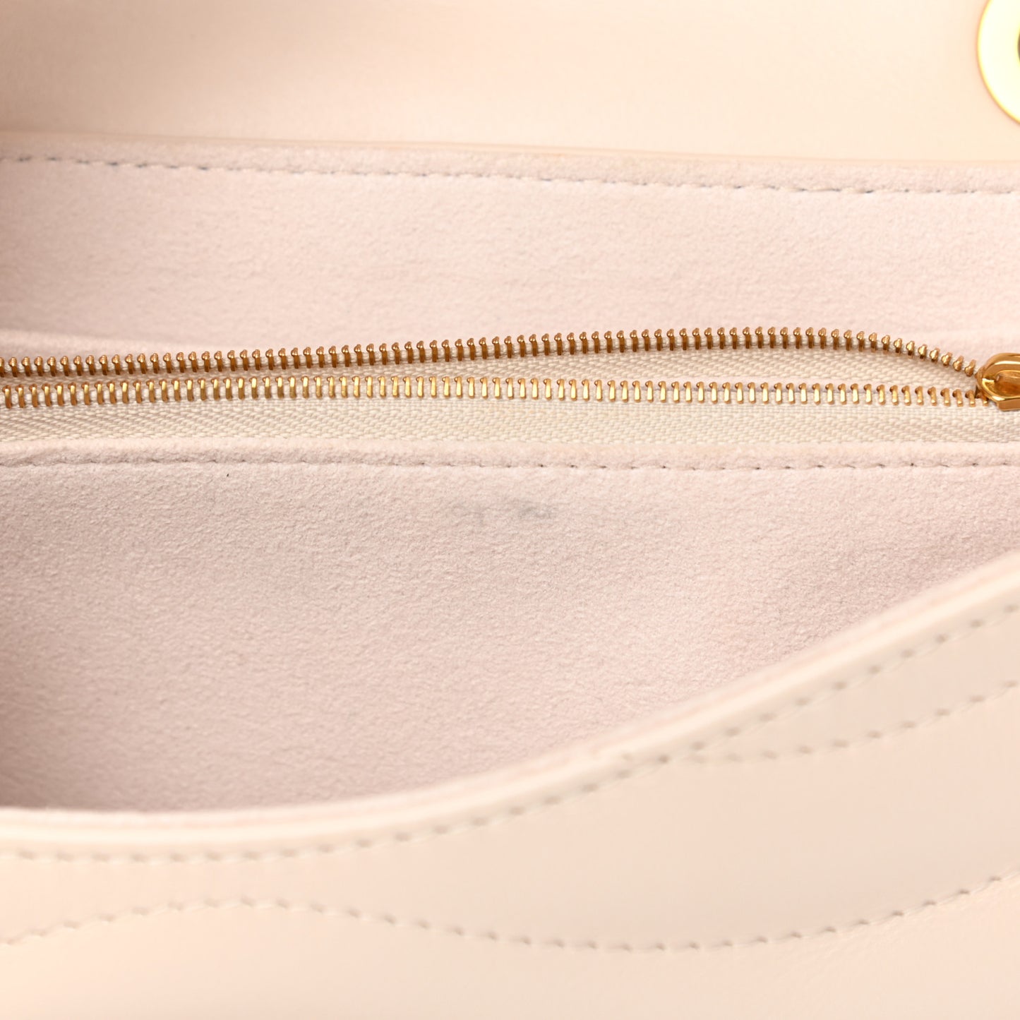 Calfskin LV New Wave Chain Bag Ivory