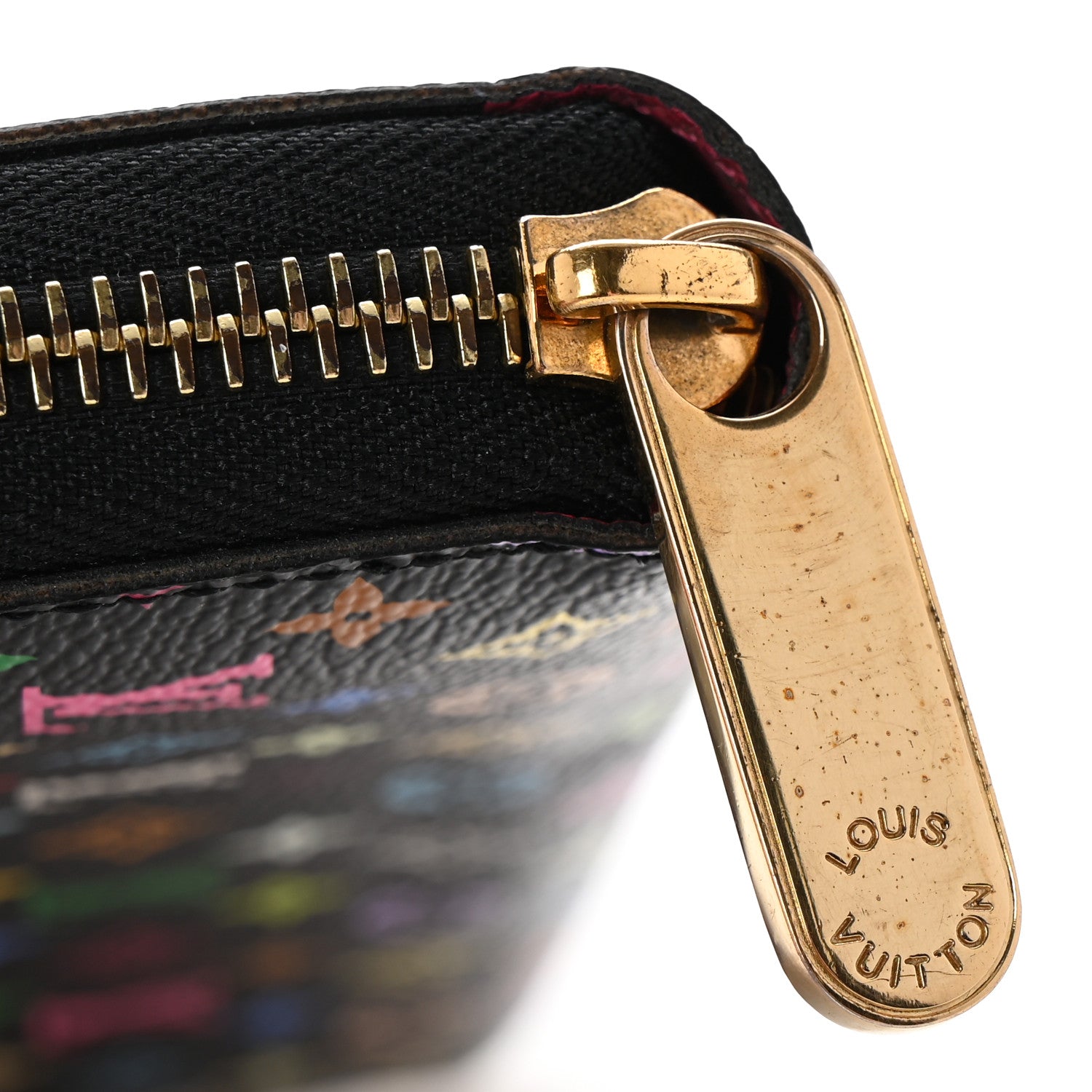 Louis Vuitton Monogram Multicolor Zippy Wallet Black Grenade 8 of 9