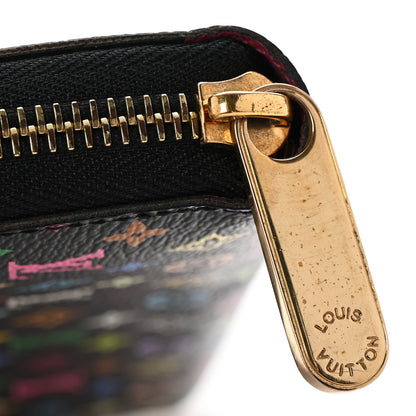Louis Vuitton Monogram Multicolor Zippy Wallet Black Grenade 8 of 9