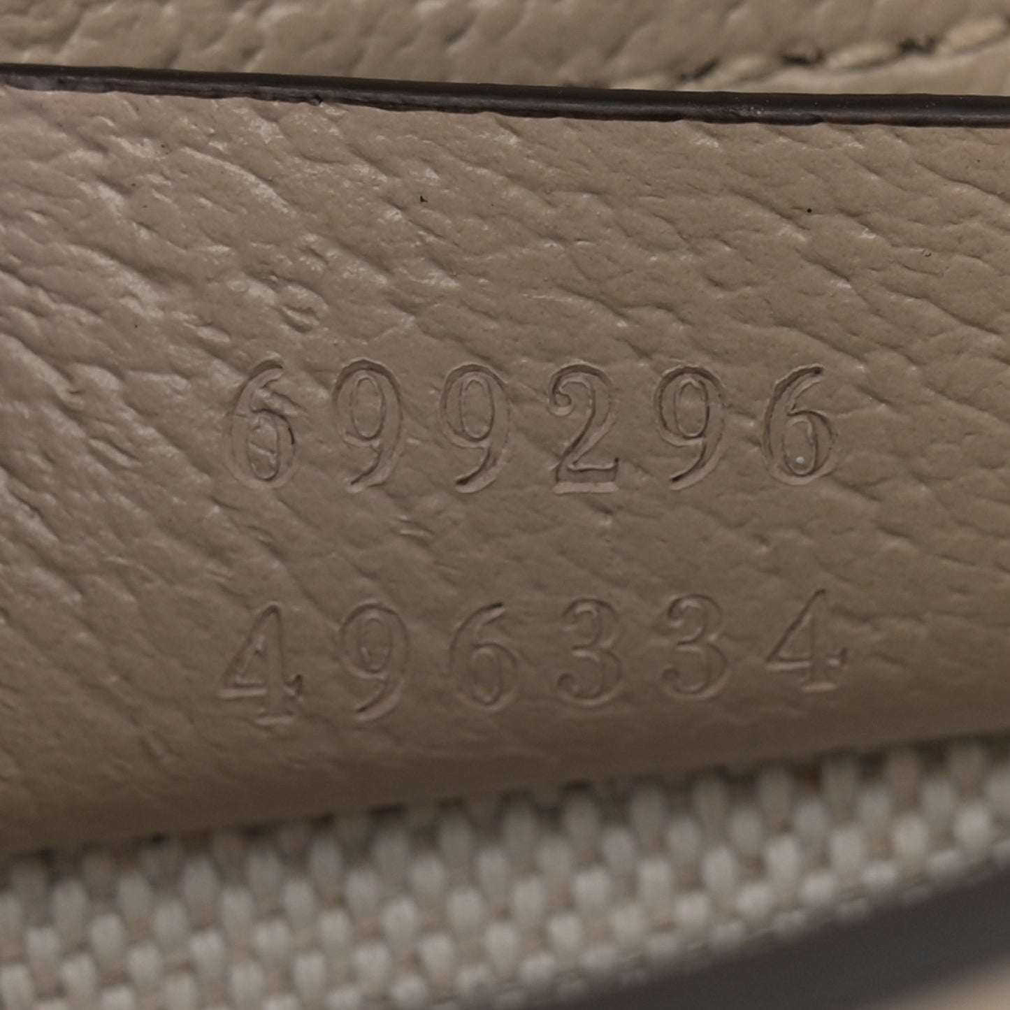 GG Supreme Monogram Textured Dollar Calfskin Mini Horsebit 1955 Shoulder Bag Beige Mystic White Oatmeal