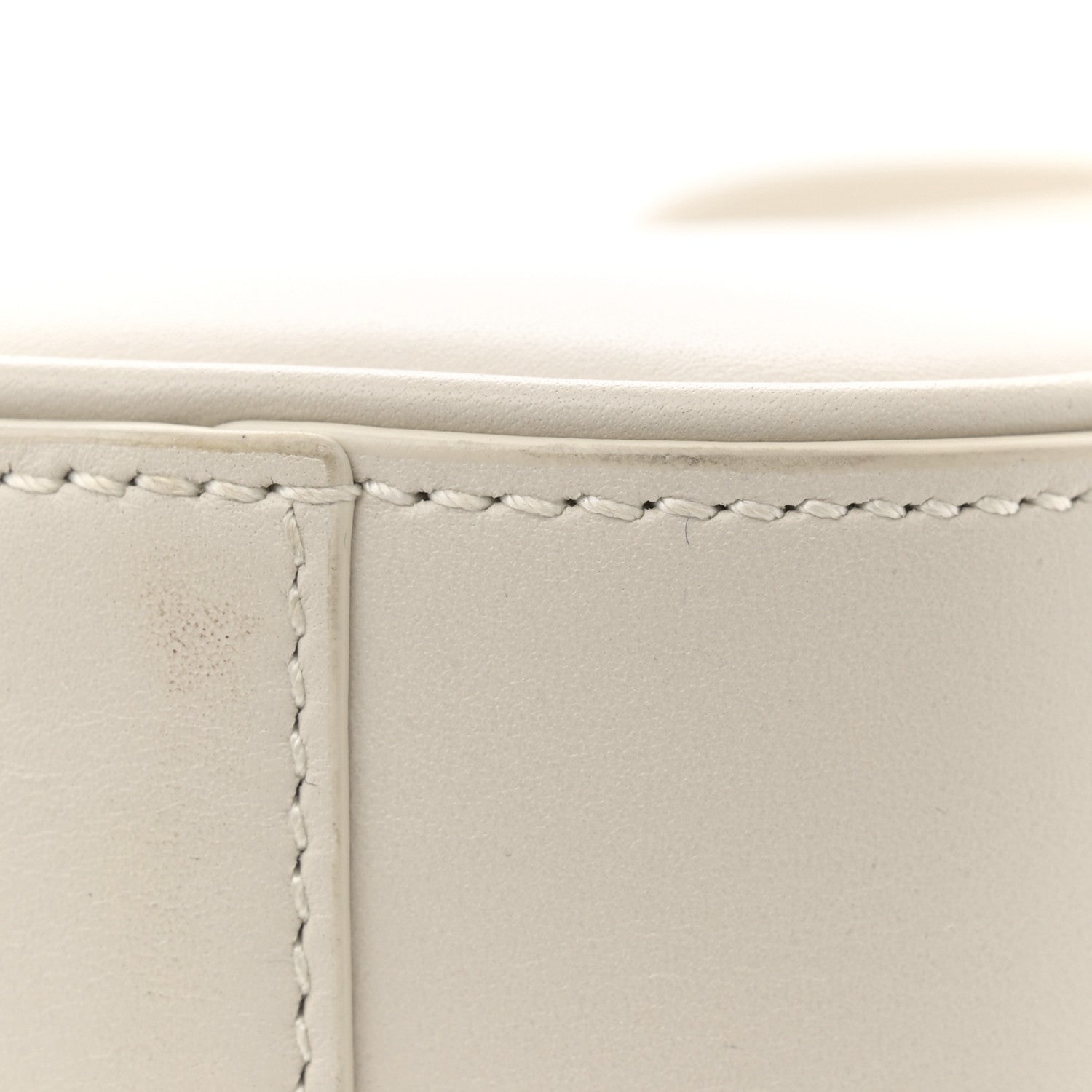 Saint Laurent Smooth Calfskin Le 5 A 7 Hobo Blanc Vintage 11 of 15