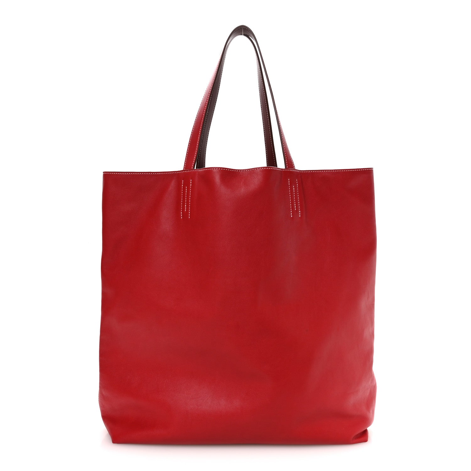Hermes Veau Sikkim Double Sens 50 Maxi Tote Rubis Rose Jaipur 3 of 17