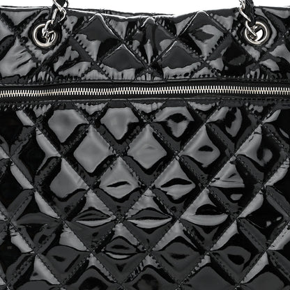 Chanel Patent Quilted Chic and Glitter Large Tote Black 8 of 10