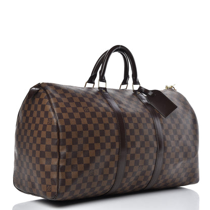 Louis Vuitton Damier Ebene Keepall 50 3 of 15