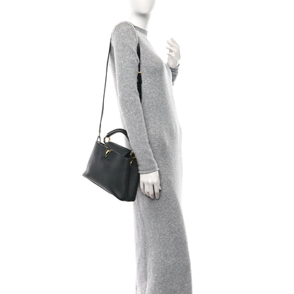 Louis Vuitton Taurillon Capucines BB Black 2 of 8