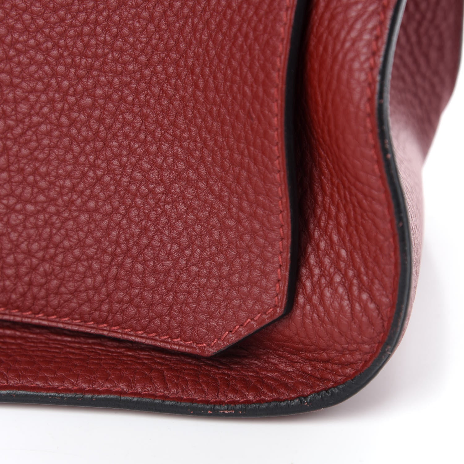 Hermes Taurillon Clemence Jypsiere 31 Rouge H 14 of 17