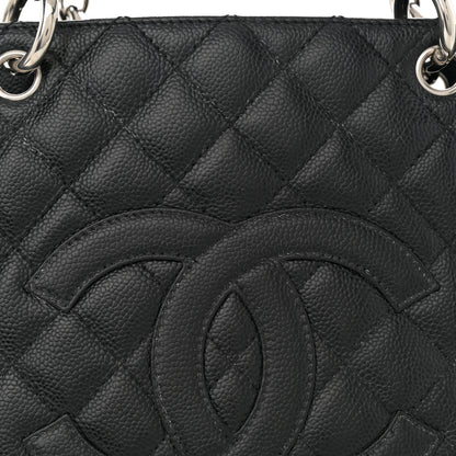 Chanel Caviar Quilted Grand Shopping Tote GST Black 8 of 14
