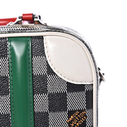 Louis Vuitton Damier Valisette BB Black White 6 of 9