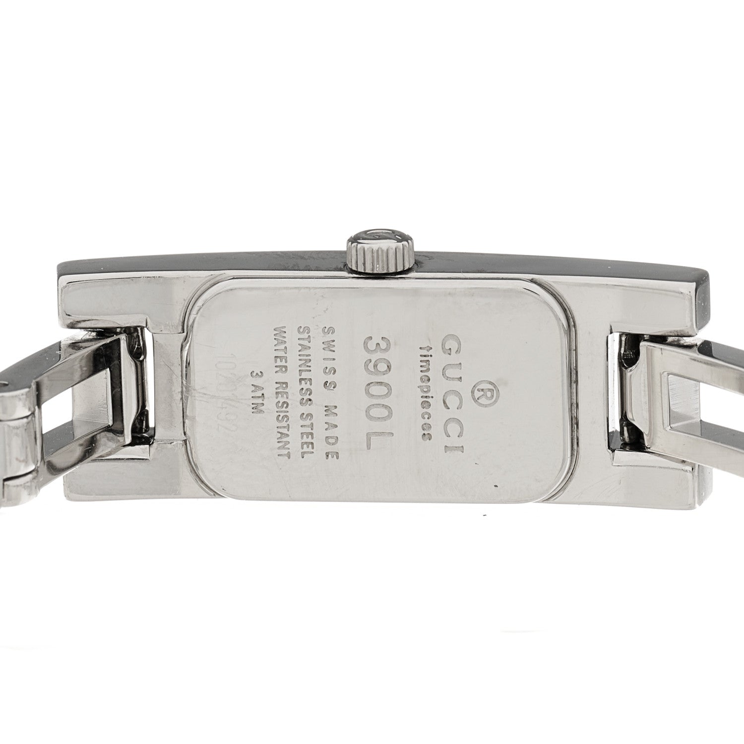 Gucci Stainless Steel 12mm 3900L Quartz Watch Grey 4 of 5