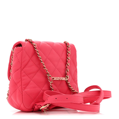 Chanel Lambskin Quilted Resin Chain Around Backpack Pink 3 of 10