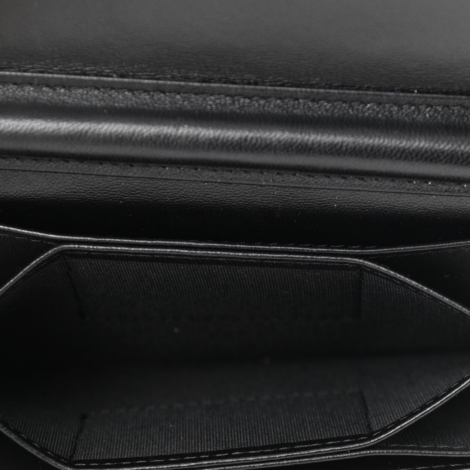 Chanel Lambskin Quilted My Chanel Lady Card Holder On Chain Black 5 of 12