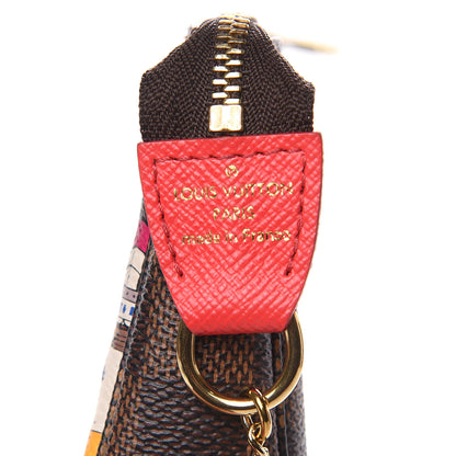 Louis Vuitton Damier Ebene 2016 Christmas Animation Mini Pochette Accessories 7 of 7