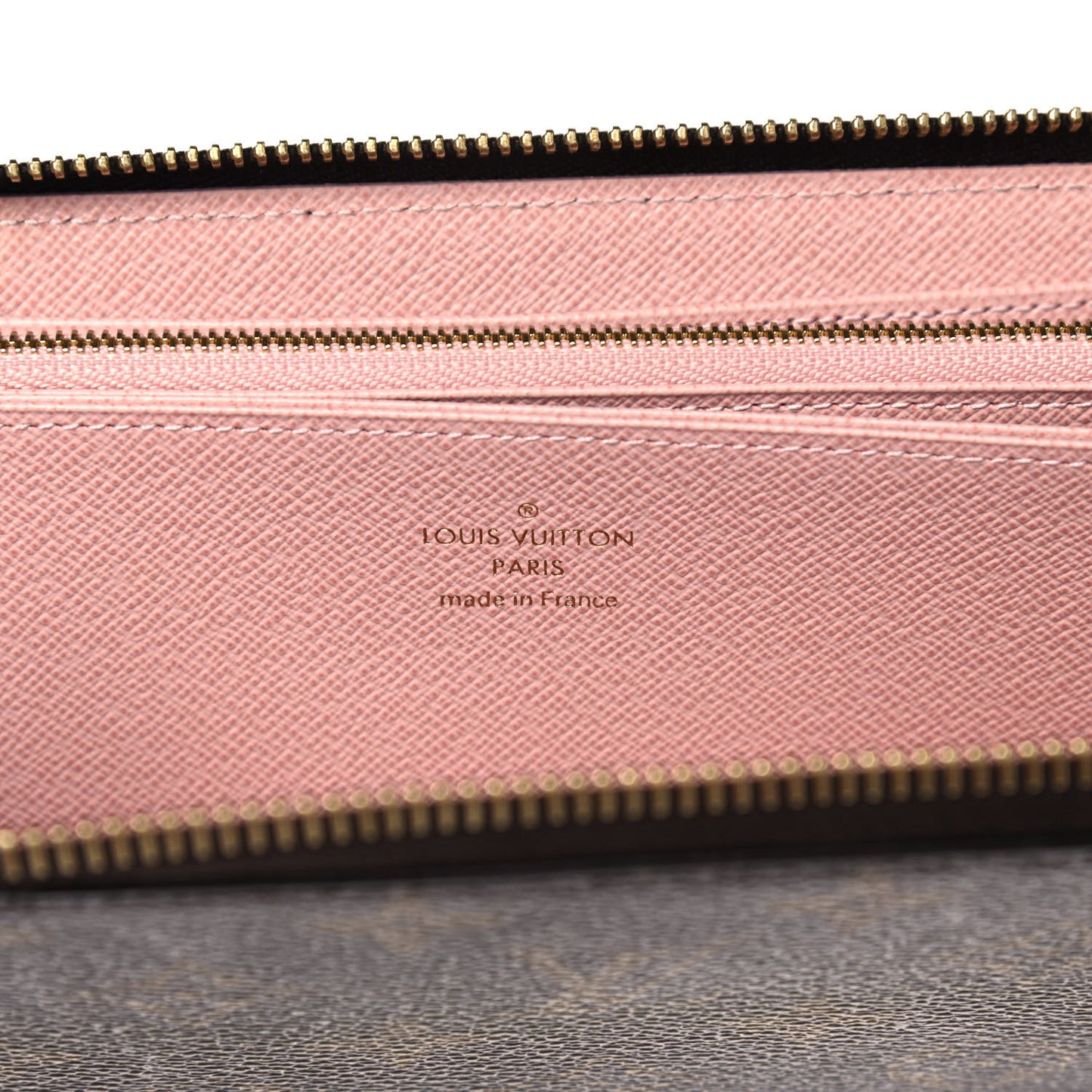 Monogram Zippy Wallet Rose Ballerine