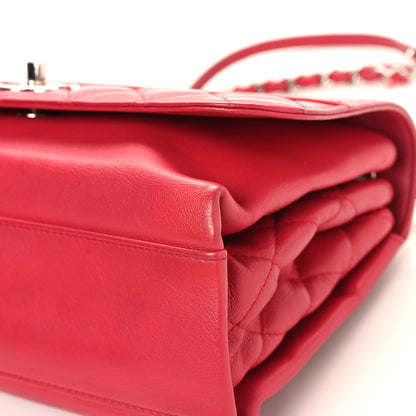 Chanel Calfskin Small Tramezzo Flap Red 10 of 16