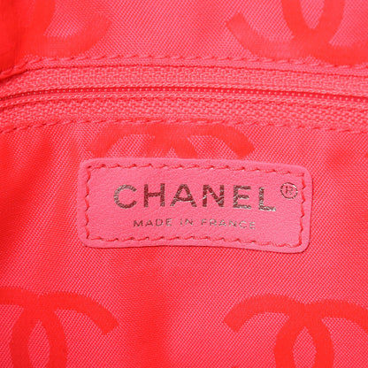 Chanel Calfskin Quilted Large Cambon Flap Black White 6 of 7