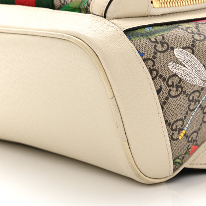 Gucci GG Supreme Monogram Flora Web Small Ophidia Day Backpack White 11 of 11