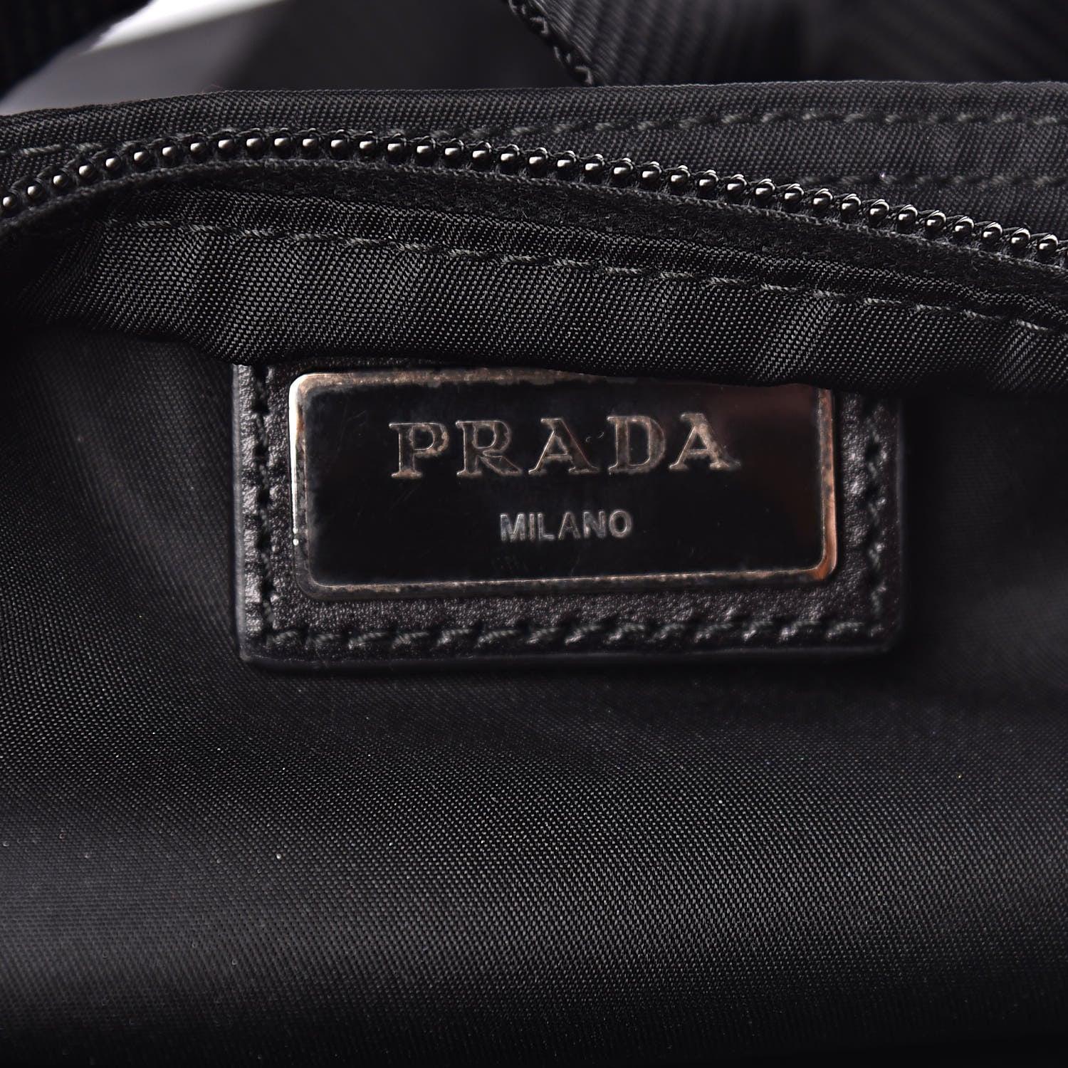 Prada Nylon Vela Messenger Black 6 of 11