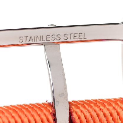 Hermes Nylon Weave Apple Watch Single Tour Band 40mm Orange Rose Mexico 6 of 7