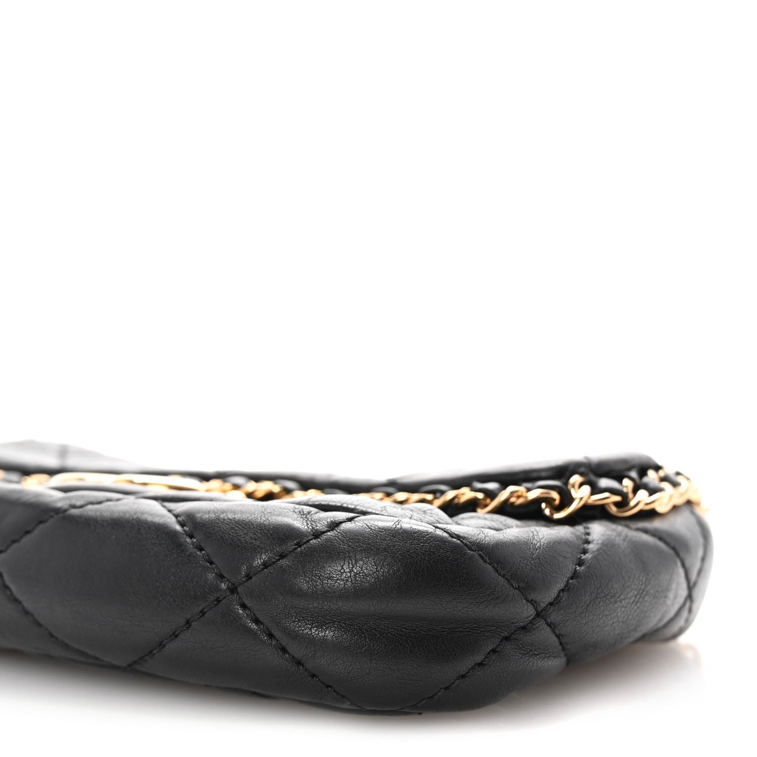 Chanel Calfskin Mini Chain Me Flap Black 10 of 10