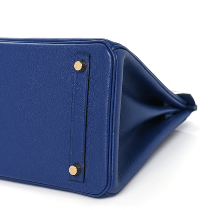 Hermes Taurillon Novillo Birkin 30 Bleu Saphir 10 of 12