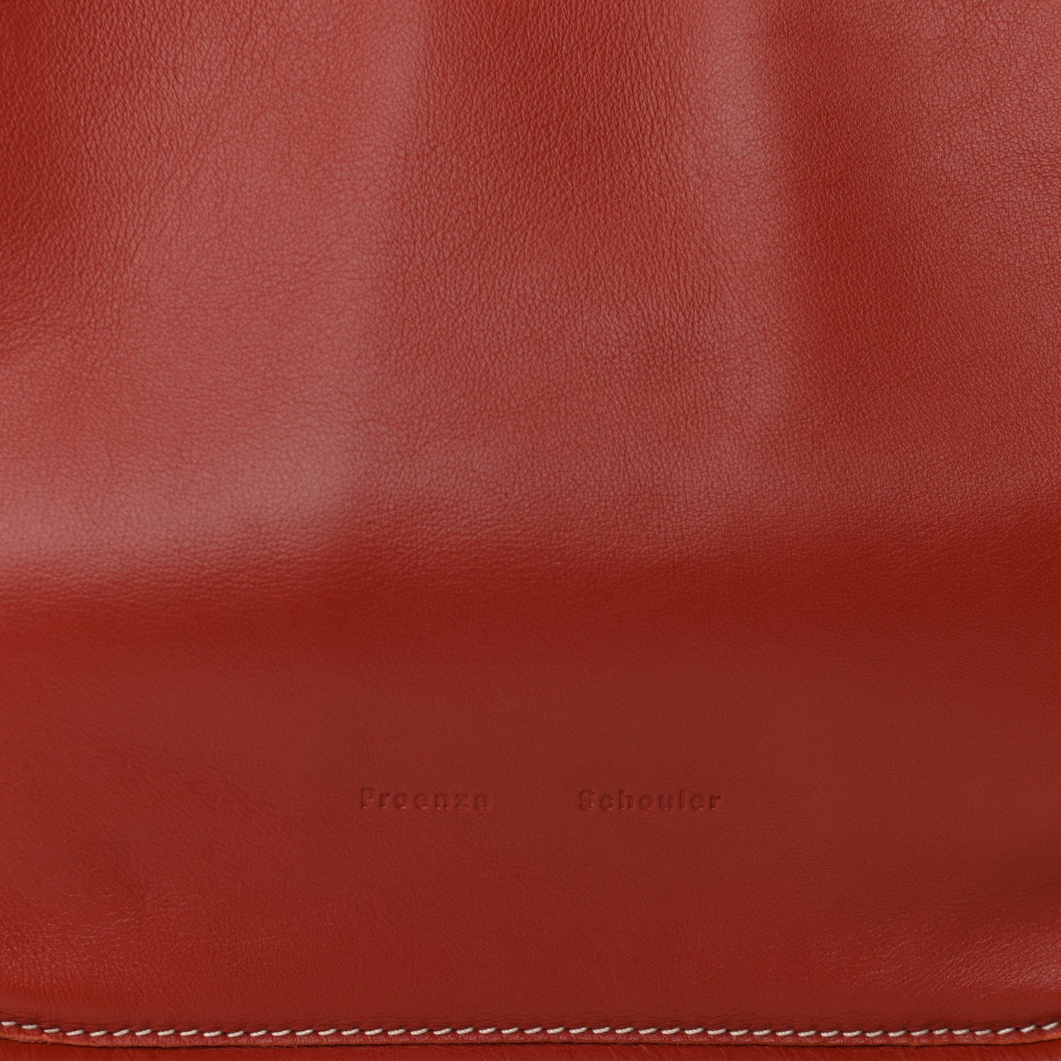 Proenza Schouler Calfskin L Lux Rope Handle Tote Rust 7 of 10