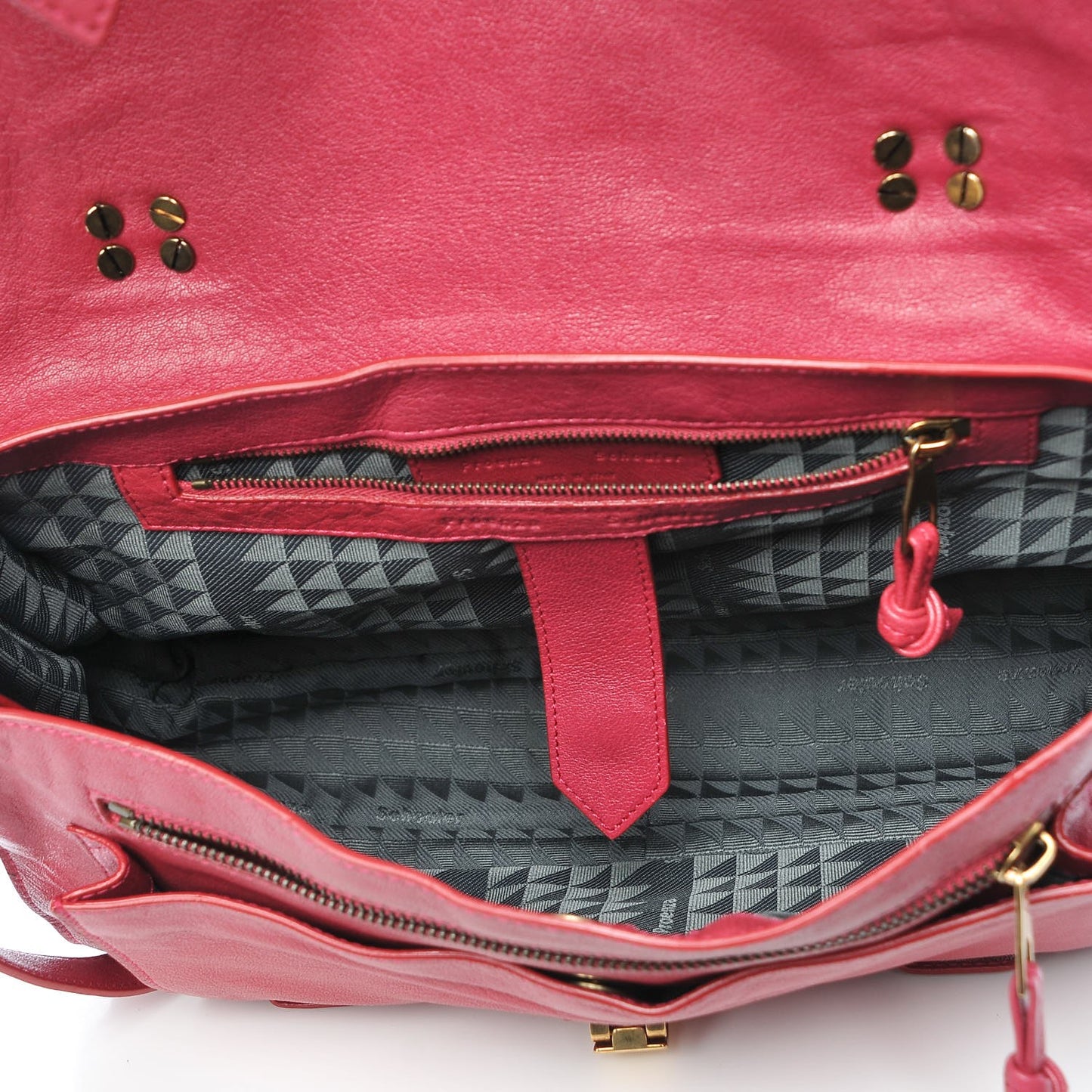 Lambskin Medium PS1 Satchel Raspberry