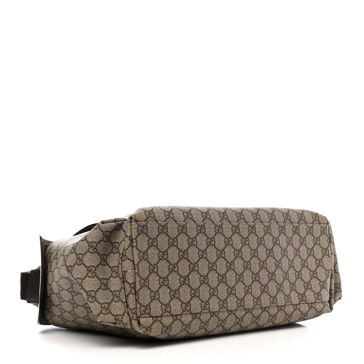 Gucci GG Plus Monogram Messenger Diaper Bag Dark Brown 5 of 14