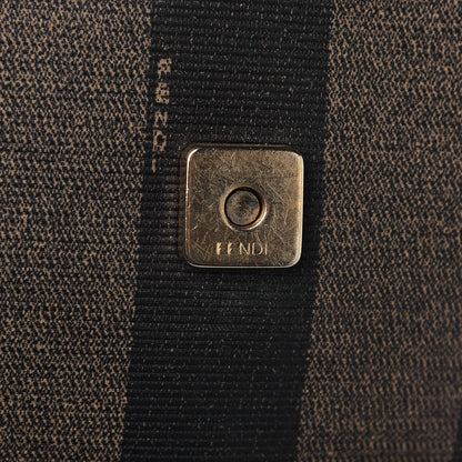 Fendi Coated Canvas Pequin Drawstring Backpack Tobacco 14 of 15