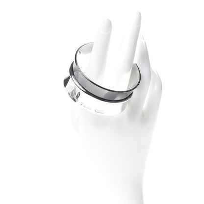 Tiffany Sterling Silver Titanium 1837 Wide Cuff Bracelet 2 of 5