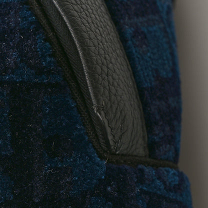 Christian Dior Oblique Velvet Calfskin Backpack Navy 11 of 11