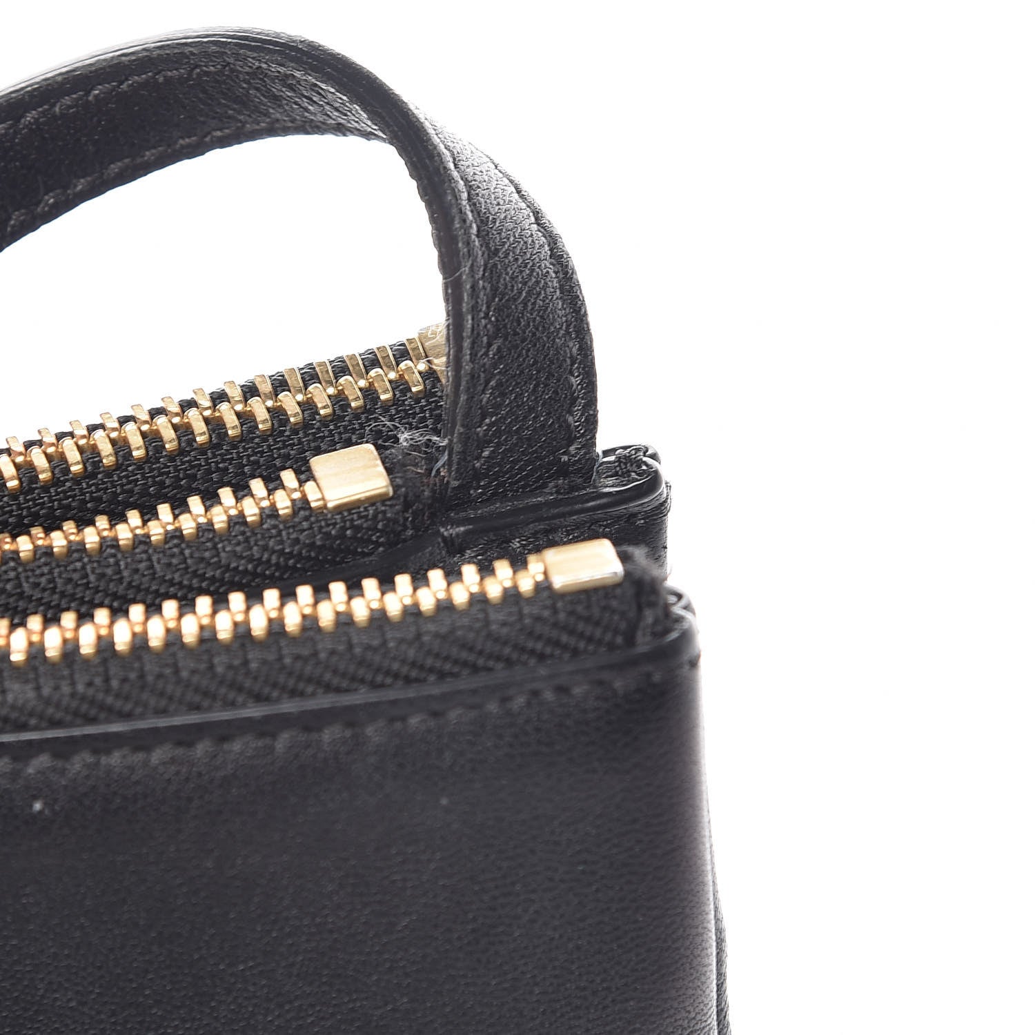Celine Lambskin Large Trio Crossbody Bag Black 13 of 14