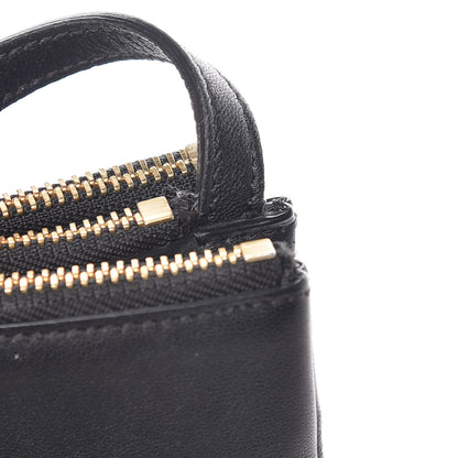 Celine Lambskin Large Trio Crossbody Bag Black 13 of 14