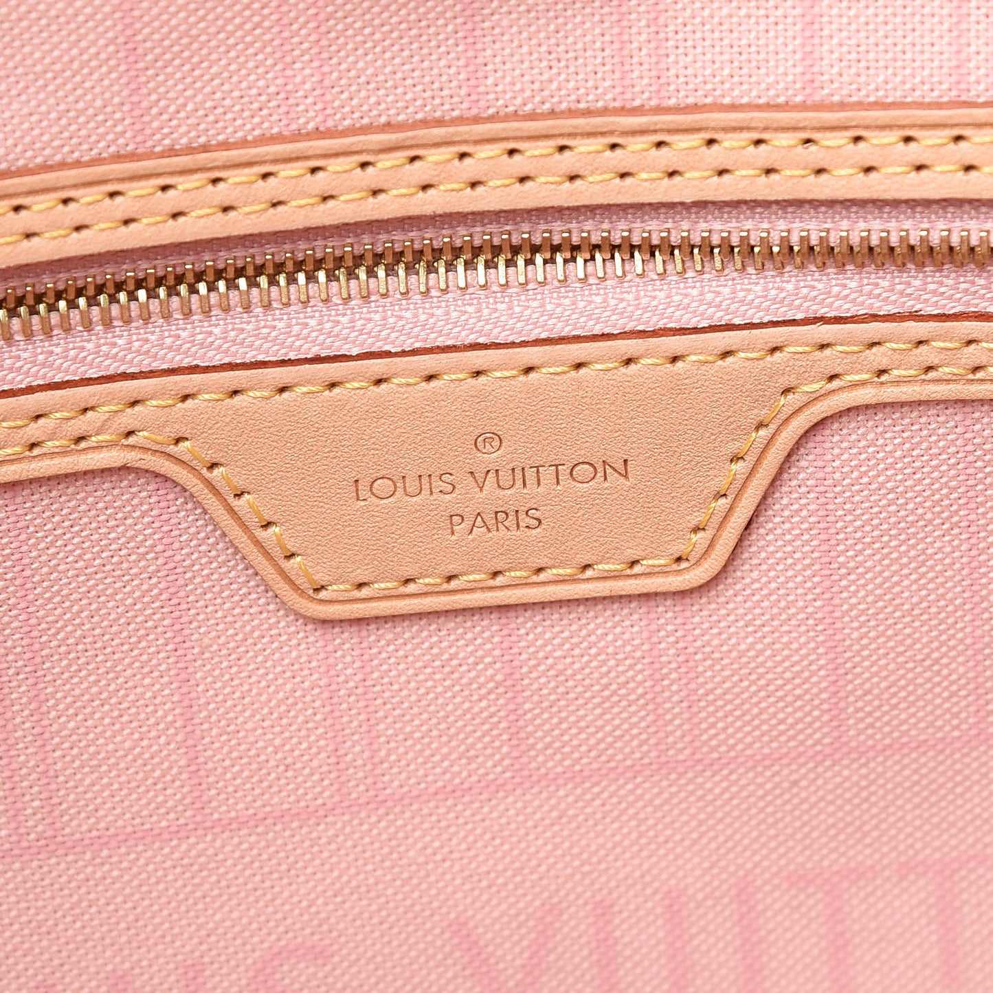 Damier Azur Neo Neverfull MM Rose Ballerine