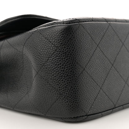 Chanel Caviar Quilted Jumbo Double Flap Black 9 of 11