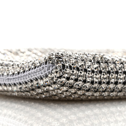 Stella McCartney Mesh Crystal Falabella Shoulder Bag Silver 9 of 10