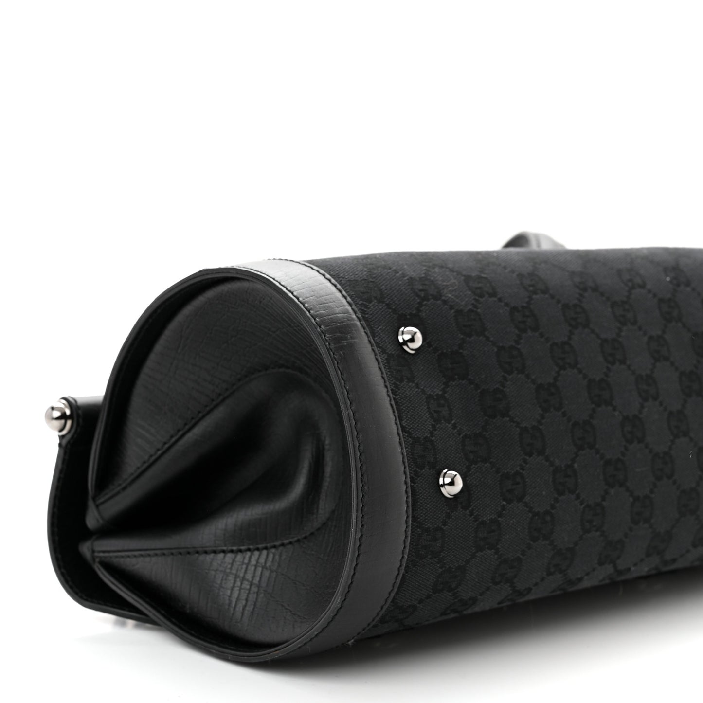 Monogram Bamboo Bullet Bag Black