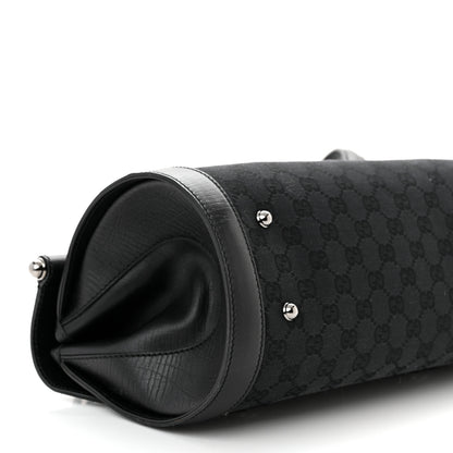 Gucci Monogram Bamboo Bullet Bag Black 9 of 10