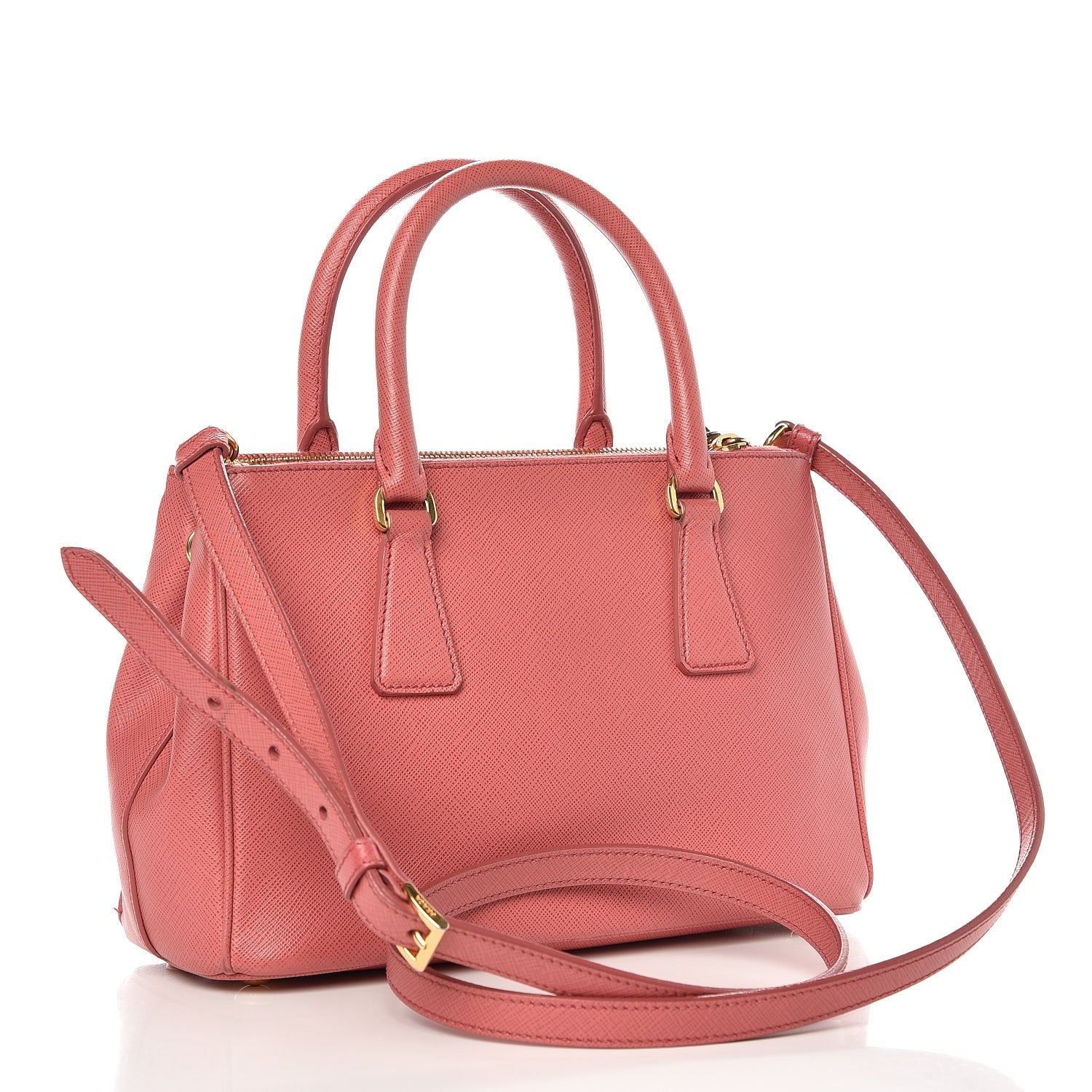 Prada Saffiano Mini Galleria Double Zip Tote Tamaris 3 of 13