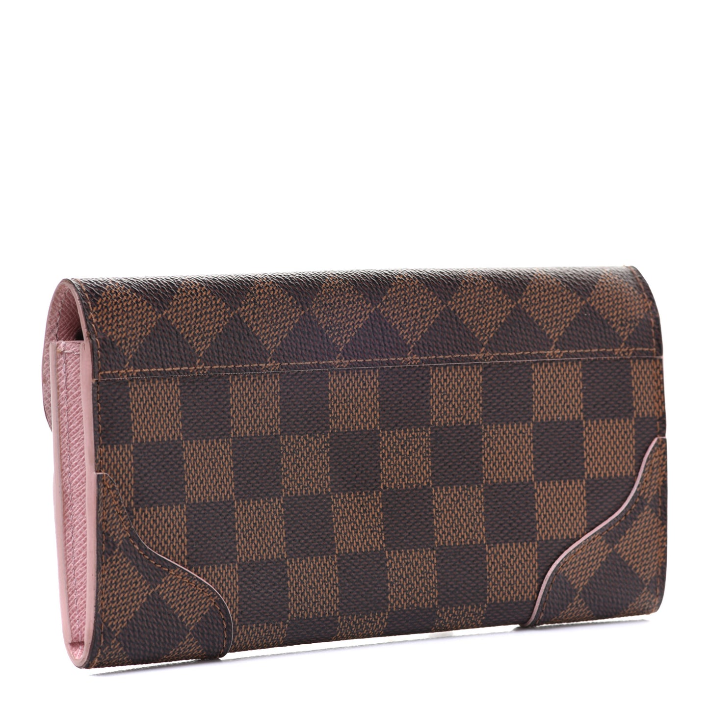 Damier Ebene Caissa Wallet Rose Ballerine