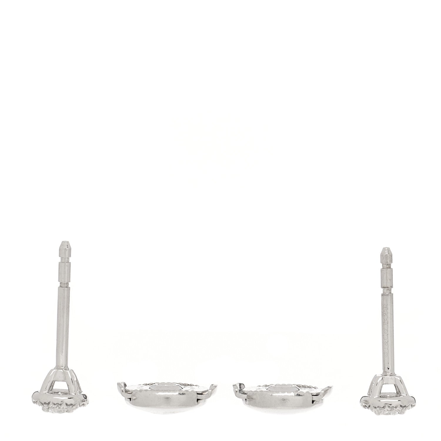 Tiffany Platinum Diamond .17ctw Soleste Earrings 3 of 5