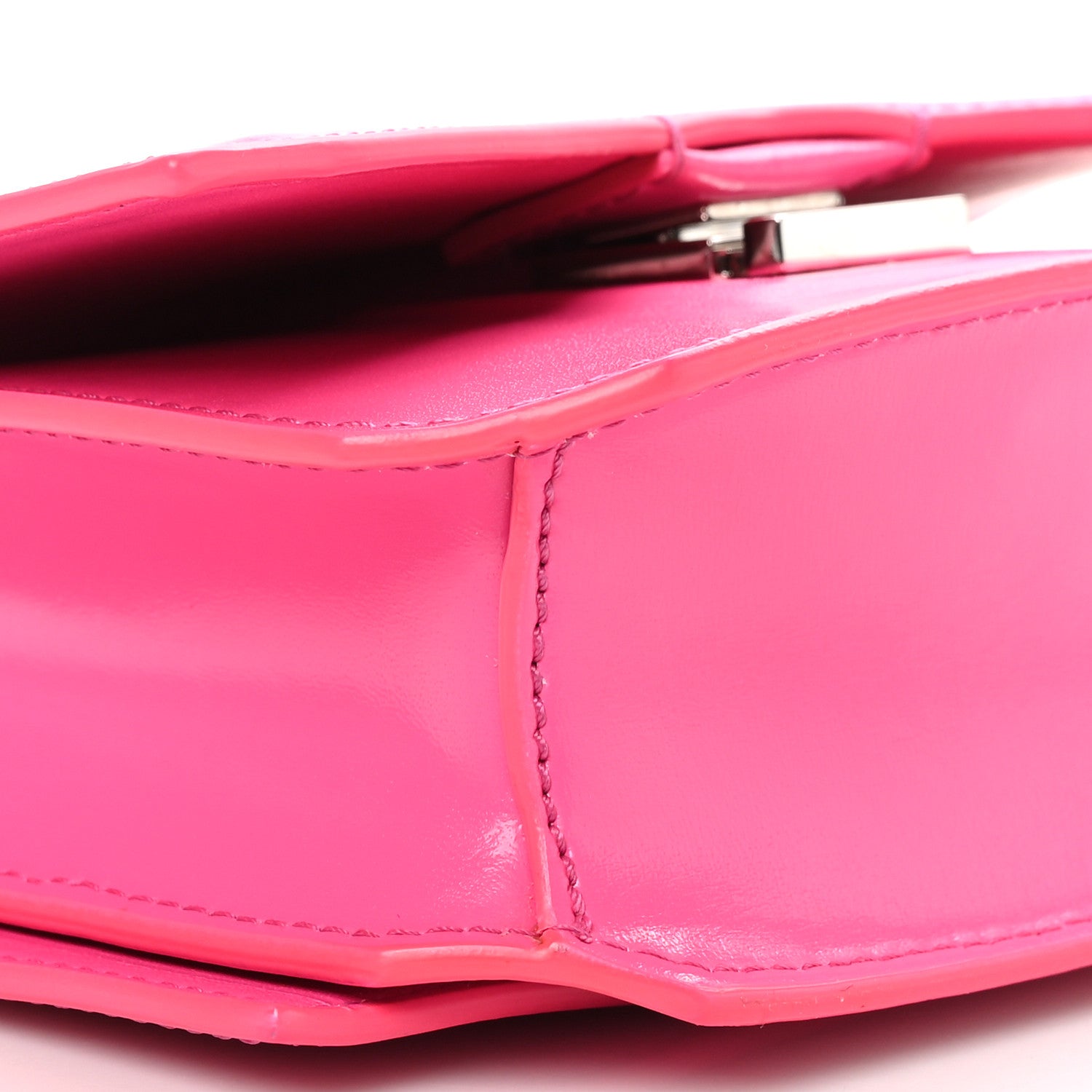 Givenchy Calfskin Bow Cut Chain Wallet Fuchsia 9 of 10