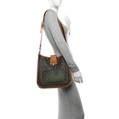Louis Vuitton Monogram Perforated Musette Green 2 of 17