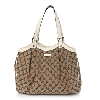 Gucci Monogram Shoulder Bag White 1 of 10