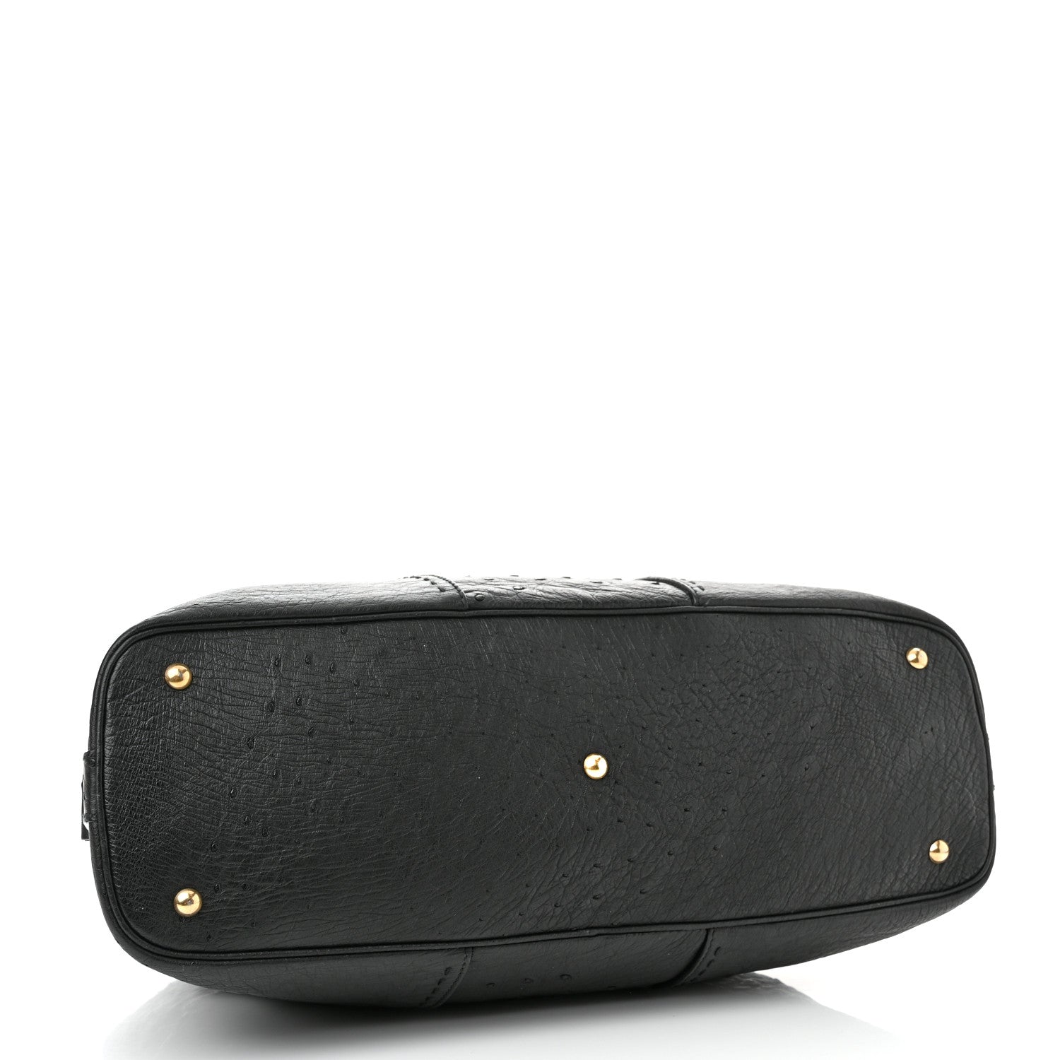 Saint Laurent Ostrich Muse Messenger Bag Black 4 of 13