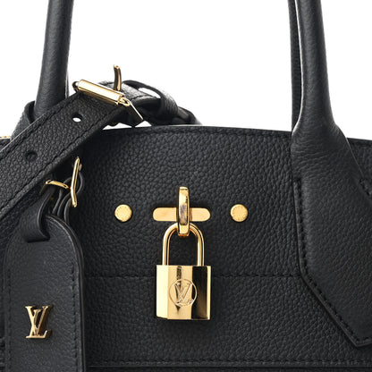 Louis Vuitton Taurillon City Steamer MM Black 8 of 11