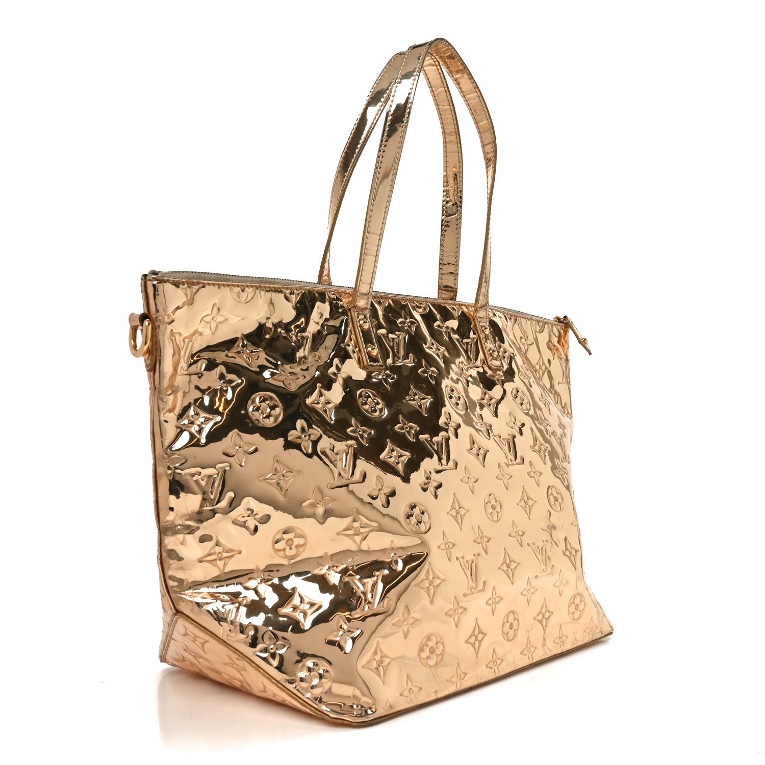 Louis Vuitton Monogram Miroir Bellevue PM Dore Gold 1821268